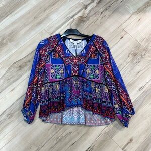 HUNTER BELL Vibrant Multicolor Blouse